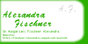 alexandra fischner business card